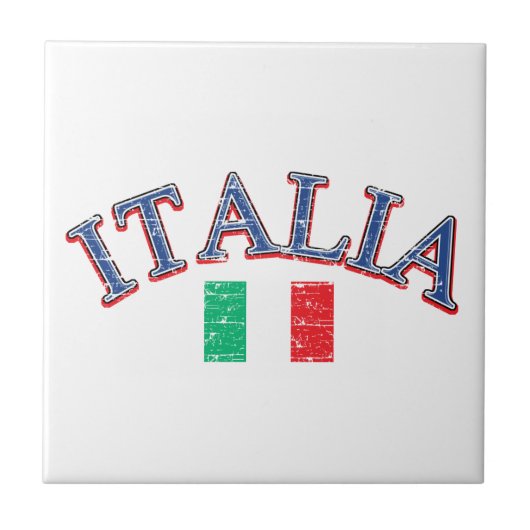 Italiaans football tegeltje (Voorkant)