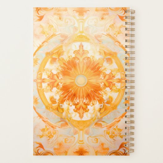 Italiaans fresco zon patroon planner (Achterkant)