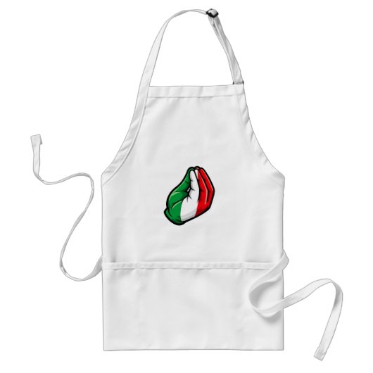 Italiaans Gebaren Schort (Voorkant)
