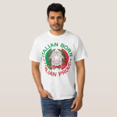 Italiaans geboorteblad t-shirt (Voorkant volledig)