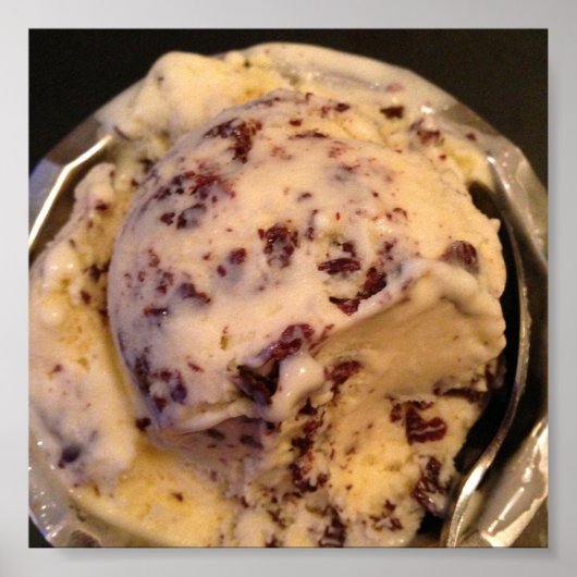 Italiaans Gelato Dessert Foto Poster (Voorkant)