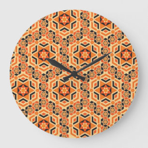 Italiaans geometrisch mozaïekpatroon,  mozaïek. grote klok