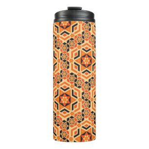 Italiaans geometrisch mozaïekpatroon, mozaïek. thermosbeker