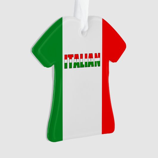 Italiaans gepersonaliseerd ornament (voorkant)