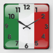 Italiaans gepolijst vierkante klok (Voorkant)