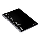Italiaans Goddess Modern Custom Personalized Journ Notitieboek (Rechterzijde)