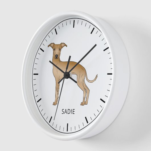 Italiaans-gouden hond-stoofpot met aangepaste teks (Hoek)