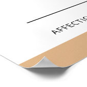 Italiaans-gouden hond-stoofpot met aangepaste teks poster (Hoek)