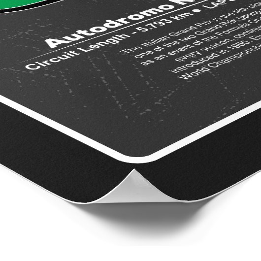 Italiaans GP Poster (Hoek)