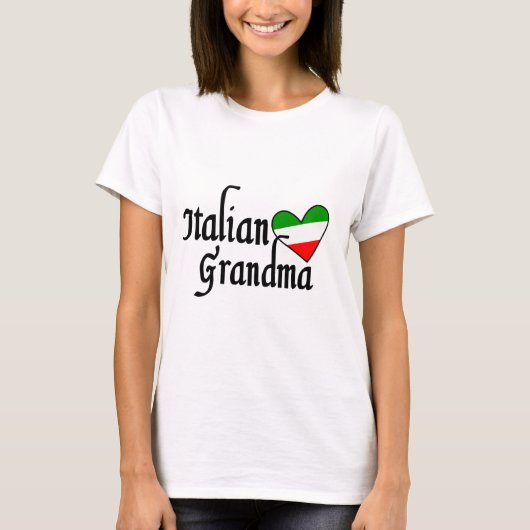 Italiaans Grandma T-shirt (Voorkant)