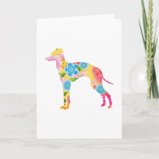 Italiaans grayhond kaart (Voorkant)