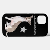 ITALIAANS GREYHOUND APPLE IPHONE 13 HOESJE. Hoesje (Achterkant (horizontaal))