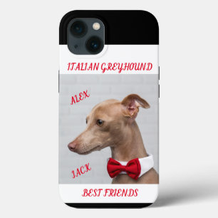 ITALIAANS GREYHOUND APPLE IPHONE 13 HOESJE & NAMEN