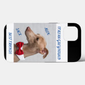 ITALIAANS GREYHOUND APPLE IPHONE 13 HOESJE & NAMEN (Achterkant (horizontaal))