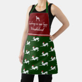 Italiaans Greyhound Apron, Iggy Gift, Dog Apron Schort (Insitu)