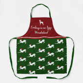 Italiaans Greyhound Apron, Iggy Gift, Dog Apron Schort (Voorkant)