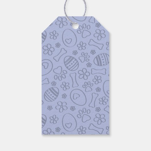 Italiaans Greyhound Black Dog Schattigee paashaas  Cadeaulabel (Achterkant)