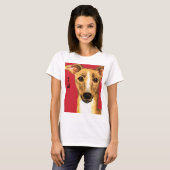 Italiaans Greyhound Color Block T-shirt (Voorkant volledig)