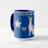 ITALIAANS GREYHOUND COMBO TWEE TONED MOK. MOK (Voorkant links)