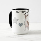 ITALIAANS GREYHOUND COMBO TWEE TONED MOK. MOK (Voorkant links)