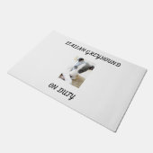 "ITALIAANS GREYHOUND" DEUR MAT. DEURMAT (Schuin)