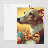  Italiaans Greyhound Dog Painting Briefkaart (Voorkant / Achterkant)