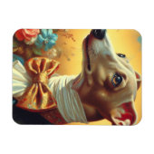 Italiaans Greyhound Dog Painting Magneet (Horizontaal)