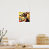 Italiaans Greyhound Dog Painting Poster (Keuken)
