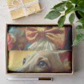 Italiaans Greyhound Dog Painting Tissuepapier (Geschenk)