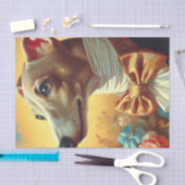 Italiaans Greyhound Dog Painting Tissuepapier (Craft)
