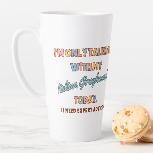 Italiaans Greyhound Drink Beker of Mok (In situ)