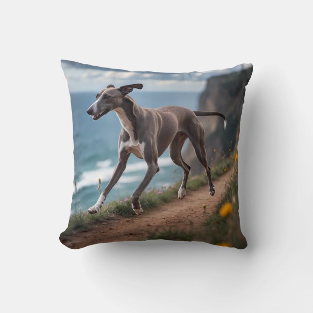 Italiaans Greyhound Elegant Sierkussen (Voorkant)