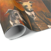  Italiaans Greyhound Gentlemen Wrappapier Cadeaupapier (Rol Hoek)