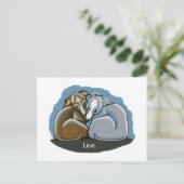 Italiaans Greyhound Huddle Briefkaart (Staand voorkant)