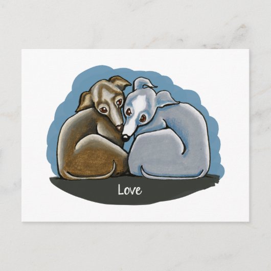 Italiaans Greyhound Huddle Briefkaart (Voorkant)