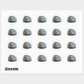 Italiaans Greyhound Huddle Ronde Sticker (Vel)