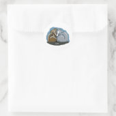 Italiaans Greyhound Huddle Ronde Sticker (Tas)