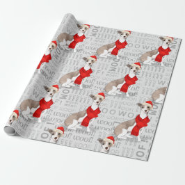 Italiaans Greyhound Kerst voor Hondenliefhebbers Cadeaupapier
