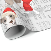 Italiaans Greyhound Kerst voor Hondenliefhebbers Cadeaupapier (Rol Hoek)