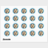 Italiaans Greyhound Ronde Stickers (Vel)