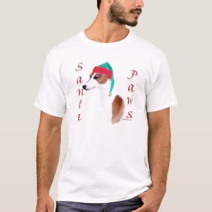 Italiaans Greyhound Santa Paws T-shirt