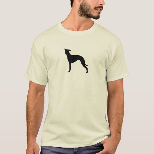Italiaans Greyhound Silhouette T-shirt (Voorkant)
