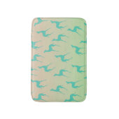 Italiaans Greyhound Silhouettes Pattern Hondenlief Badmat (Voorkant Verticaal)