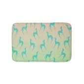 Italiaans Greyhound Silhouettes Pattern Hondenlief Badmat (Voorkant)