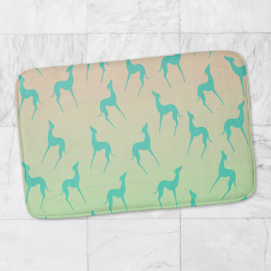 Italiaans Greyhound Silhouettes Pattern Hondenlief Badmat