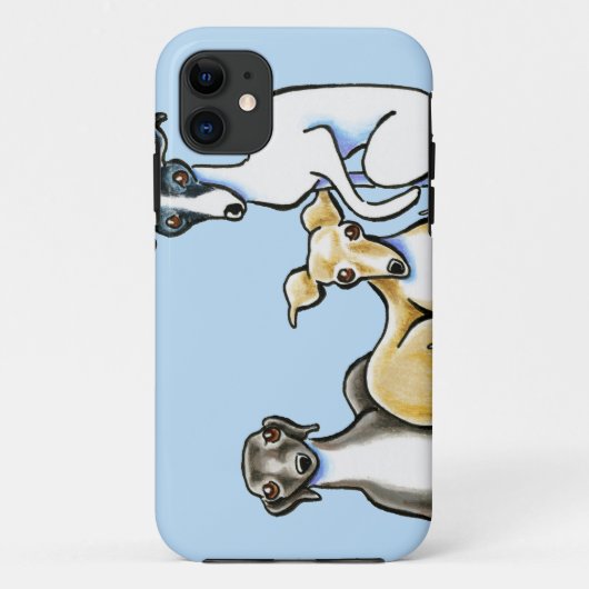 Italiaans Greyhound Trio Case-Mate iPhone Case (Achterkant)