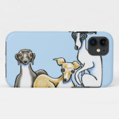 Italiaans Greyhound Trio Case-Mate iPhone Case (Achterkant (horizontaal))