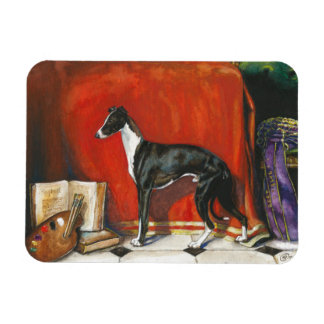 Italiaans Greyhound Waterverf schilderij Magneet