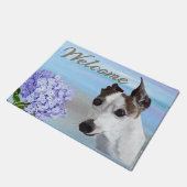 Italiaans Greyhound Welkom Deurmat (Schuin)