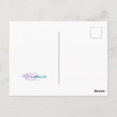 Italiaans Greyhound Whippet Dog elegant silhouet Briefkaart (Achterkant)